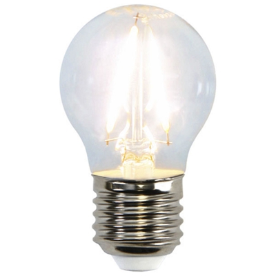 LED miniglobe E27 G45 1,5W 2.700K filamenti