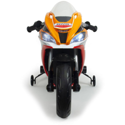Moto Elettrica per Bambini 12V Honda Repsol Bianca e Arancione características