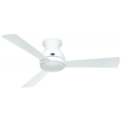 Ventilatore da soffitto Eco Pallas 116 colore bianco con pale bianco e grigio