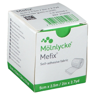 Mölnycke® Mefix® Cerotto di fissaggio autoadesivo 5 cm x 2,5 m