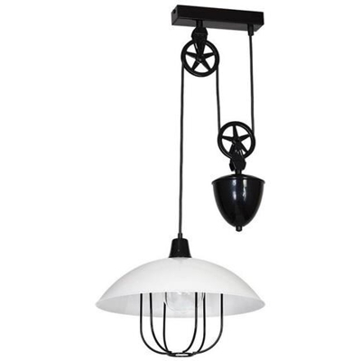 Lampada A Sospensione Perseus, Lampadario, Da Soffitto, Nero In Metallo, 38 X 38 X 97 Cm, 1 X E27, 60w