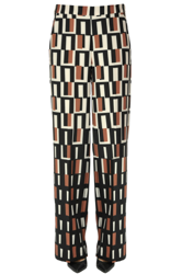 Optical print trousers precio