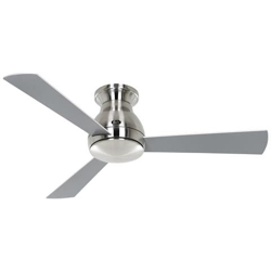 Ventilatore da soffitto Eco Pallas 116 colore cromato con pale bianco e grigio precio