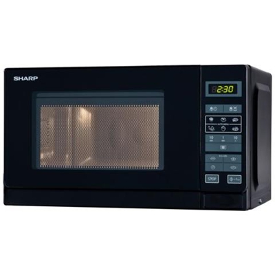 R-242 Bkw Piano Di Lavoro Solo Microonde 20l 800w Nero Forno A Microonde