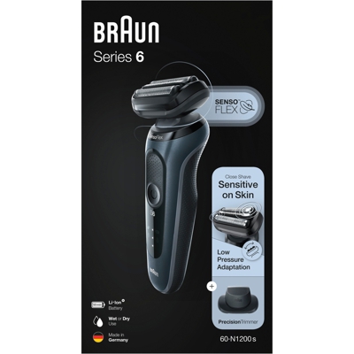 Series 6 60-N1200s Rasoio Trimmer Grigio