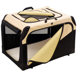 Trasportino Per Cani Large Beige Nero 44958 características