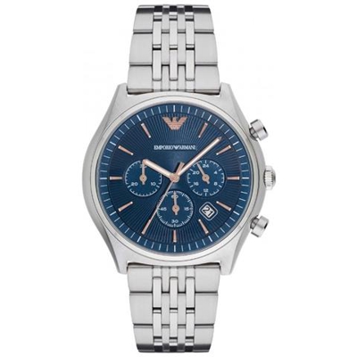 Orologio Classic Watch Chrono Blue Dial Ar1974