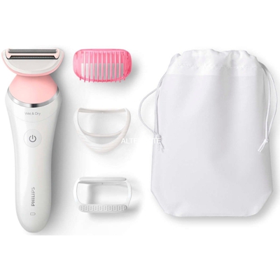 SatinShave Advanced BRL140/00 rasoio da donna Bianco 1 testina/e Trimmer, Rasio per donne