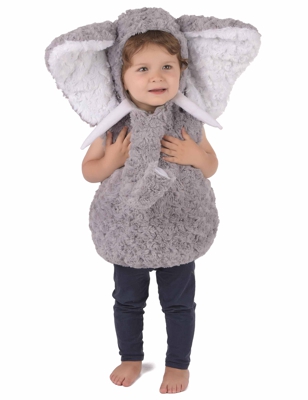 Costume da elefante grigio per bambino