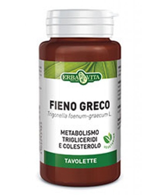 ErbaVita Tavolette Fieno Greco Integratore Alimentare 125 Tavolette
