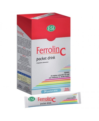 Esi Ferrolin C Pocket Drink 24 Bustine
