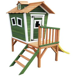 Casetta Per Bambini Outdoor Toys Niké 2,21 M² De 175x131x205 Cm Con Portico Scalette E Scivolo precio
