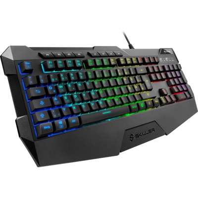 SKILLER SGK4 tastiera USB QWERTY Italiano Nero, Tastiera da gioco