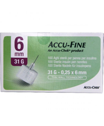 Menarini Glucoject Pen Needles 6mm G31 100Pz precio