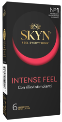 PROFILATTICO ANSELL AKUEL SKYN INTENSE FEEL B 6 PEZZI precio