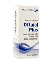 SOLUZIONE OFTALMICA OFTAIAL PLUS ACIDO IALURONICO 0,4% E TAURINA 10ML en oferta