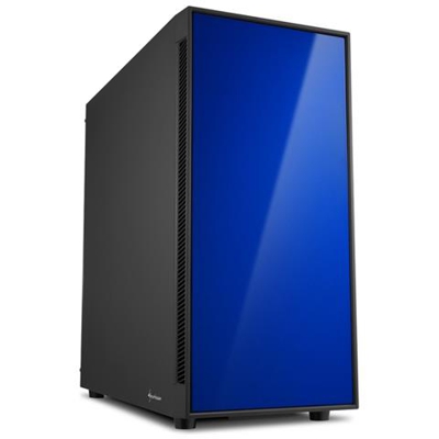 Case PC AM5 Silent Micro-Tower ATX / Micro-ATX / Mini-ITX 2 Porte USB 3.0 Colore Blu