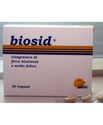 Biosid Integratore Di Ferro Bivalente E Acido Folico 30 Capsule características