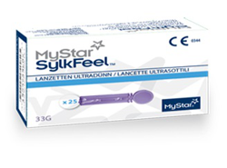 LANCETTE PUNGIDITO MYSTAR SYLKFEEL LANCETS 50 PEZZI 33 GAUGE en oferta