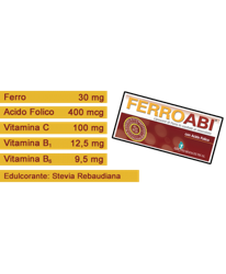Abi Pharmaceutical Ferroabi 20 Confezioni Orosolubili Al Cioccolato precio