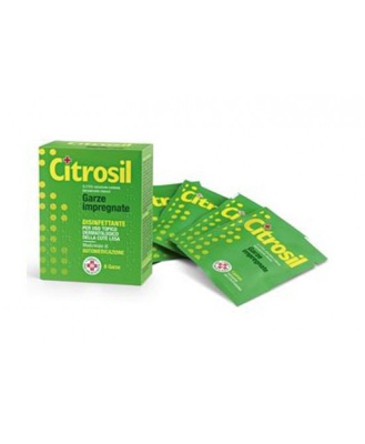 Citrosil 0,175% Garze Impregnate Disinfettante 8 Pezzi