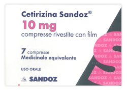 CETIRIZINA SAND*7CPR RIV 10MG en oferta