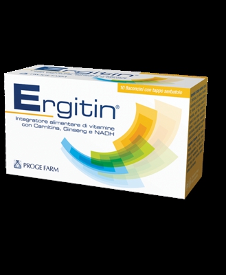 Proge Farm Ergitin Integratore Alimentare 10 Flaconcini Da 10ml
