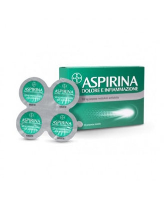 Aspirina Dolore E Infiammazione 500mg 20 Compresse Rivestite