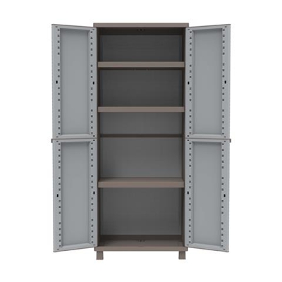 Armadio J-Rattan 268 2 ante e 3 ripiani L68 x P37,5 x H170