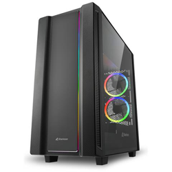 Case REV220 RGB Midi-Tower Mini-ITX, Micro-ATX, ATX 2 Porte USB 3.0 Colore Nero (Finestrato) características