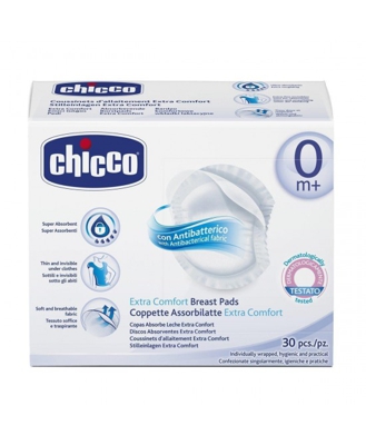 Chicco Coppette Assorbilatte Extra Comfort 30 Pezzi