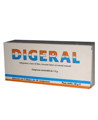 Leader Natural Digeral Integratore Alimentare 20 Compresse