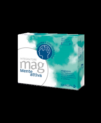 Mag Mente Attiva Integratore Alimentare 20 Bustine Orosolubili