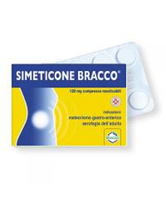 Simeticone Bracco 120mg Compresse Masticabili 24 Compresse
