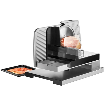 78826 affettatrice Elettrico Nero, Argento Alluminio, Acciaio inossidabile, Acciaio 100 W