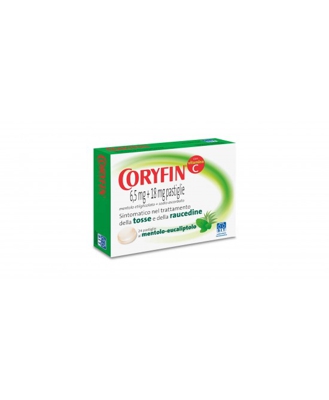 Coryfin Con VItamina C Pastiglie Gusto Mentolo Eucaliptolo 24 Caramelle