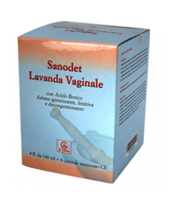Abbate Gualtiero Sanodet Lavanda Vaginale 4 Flaconi Da 140ml