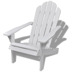 Sedia da Giardino in Legno Bianca precio