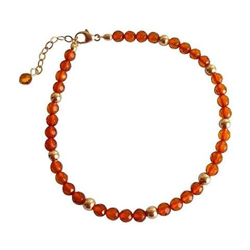 Donna - Braccialetto - Placcato Oro 14k - Ambra - Arancione - Giallo precio