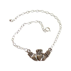 Donna - Unisex - Braccialetto - Argento - 925 Sterling Argento - Claddagh características