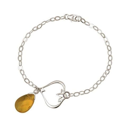 Donna - Braccialetto - Argento 925 - Fiore Di Loto - Citrino - Lacrima - Goccia - Azzurro - Yoga características