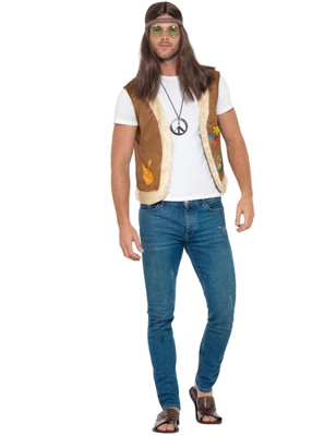 Gilet Hippie con pelliccia