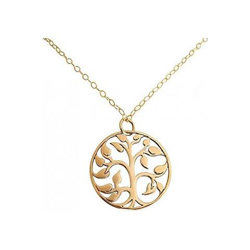 Collana - Ciondolo - Argento 925 - Placcato Oro 18k - Albero Della Vita - 2 Cm características