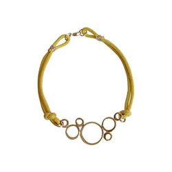 Donna - Braccialetto - 925 Sterling Argento - Placcato Oro 18k - Bubbles - Giallo en oferta