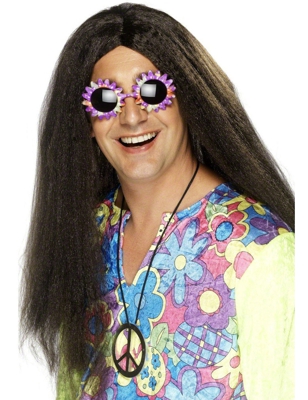 Parrucca hippie adulto
