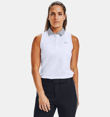 Polo senza maniche UA Zinger da donna