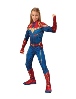 Costume classico da captain Marvel per bambina