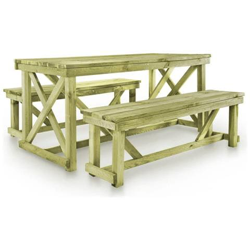 Set Da Pranzo Per Esterni 3 Pz In Legno Fsc precio