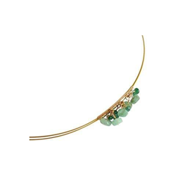 Donna - Collana - Placcato Oro 14k - Smeraldo - Verde - 45 Cm características