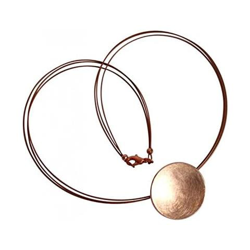 Collana - Ciondolo - Sole - Argento 925 - Placcato Oro Rosa 18k - 45 Cm precio
